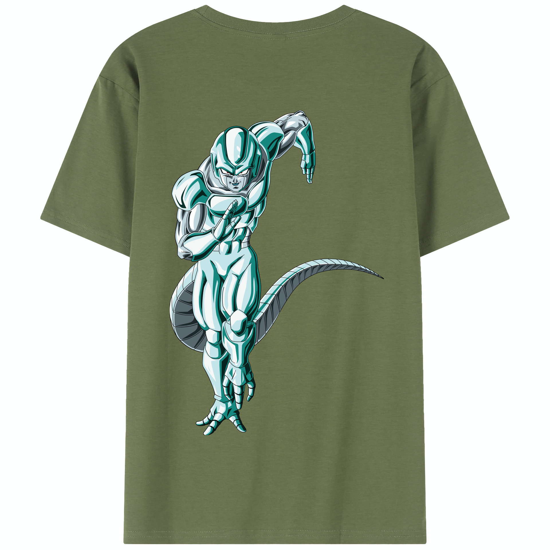 （画像用） ドラゴンボール フリーザ DRAGON BALL Frieza 綿100％半袖Tシャツ（背面プリント）